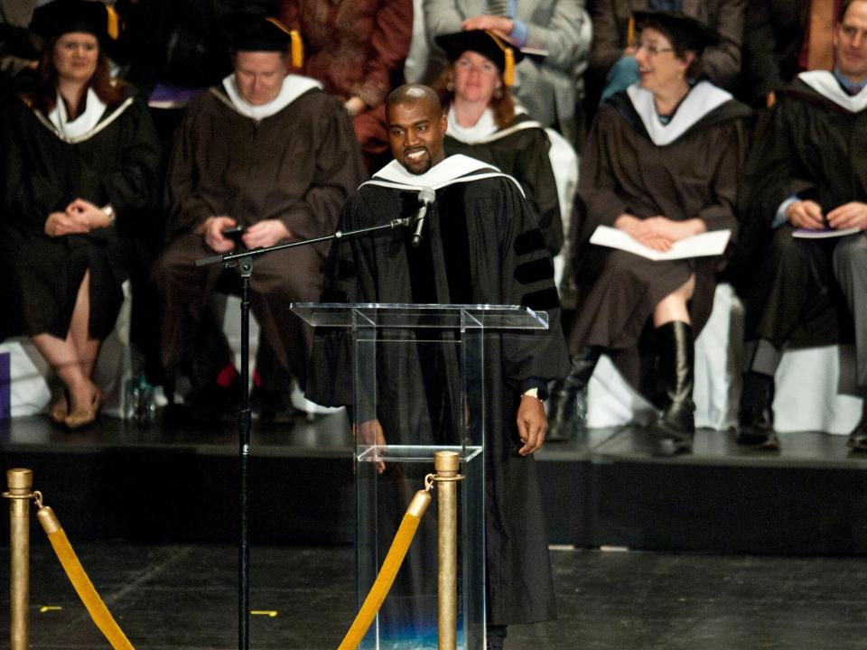 Kanye West receives an honorary doctorate