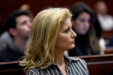 FILE PHOTO: Summer Zervos, a former contestant on The Apprentice, appears in New York State Supreme Court during a hearing on a defamation case against U.S. President Donald Trump in Manhattan, New York, U.S., December 5, 2017. Barry Williams/Pool via Reuters/File Photo