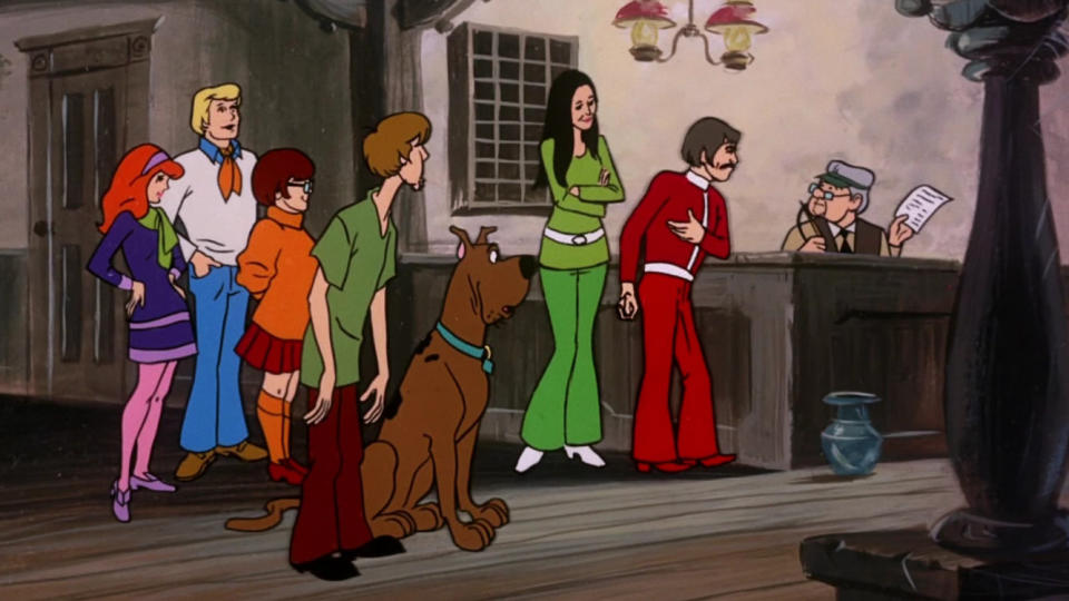 Sonny and Cher in 'The New Scooby-Doo Movies'. (Credit: CBS)