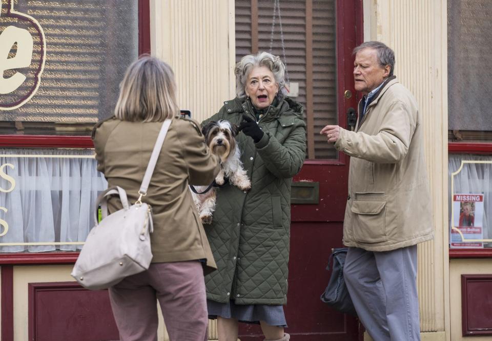 evelyn plummer, alice, roy cropper, coronation street