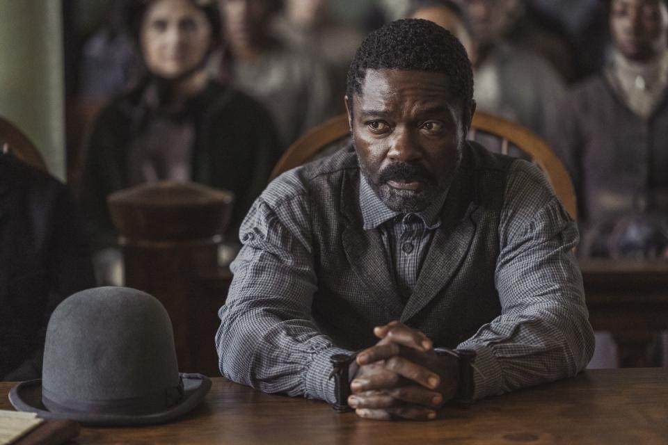 david oyelowo as bass reeves in lawmen bass reeves, episode 7, season 1, streaming on paramount, 2023 photo credit lauren smithparamount