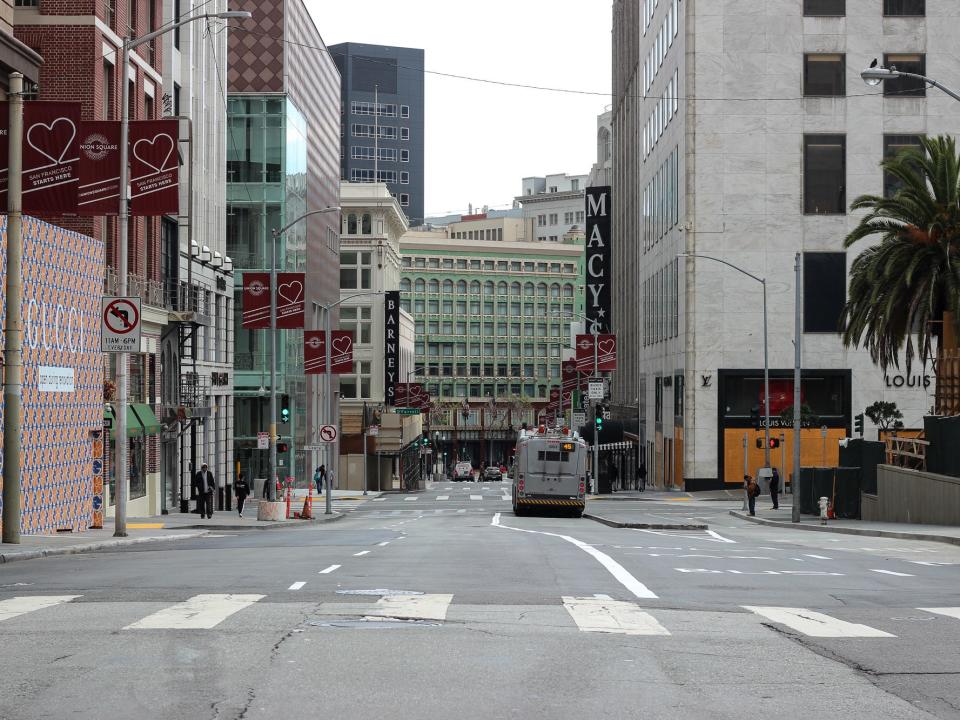 san francisco union square shelter in place