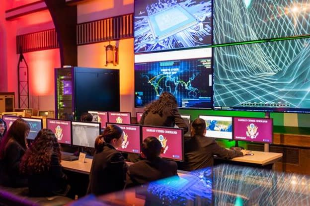 SAMSAT’s cybersecurity simulator exhibit – launched in early 2020. Many of the skills developed in esports translate directly to advanced technologies growing on the Port’s innovation campus and across San Antonio: teamwork, strategy, analytical thinking, coding and design.