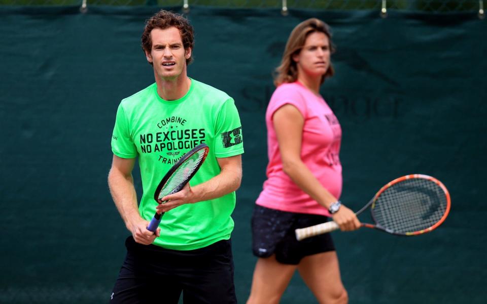 Andy Murray was coached by Amelie Mauresmo between 2014 and 2016 - PA