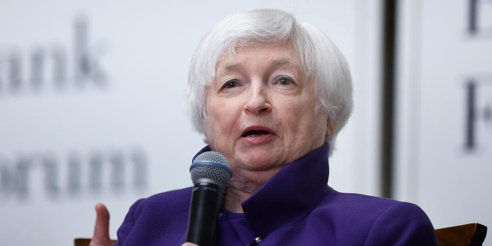 A secretária do Tesouro, Janet Yellen.