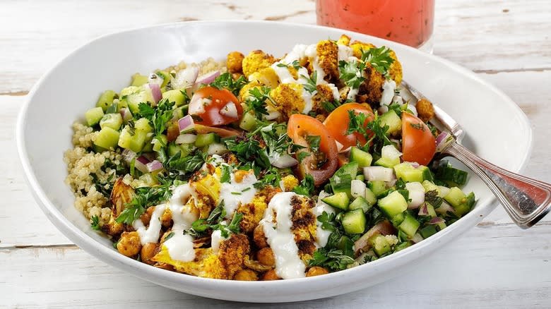 Native Foods Shawarma bowl