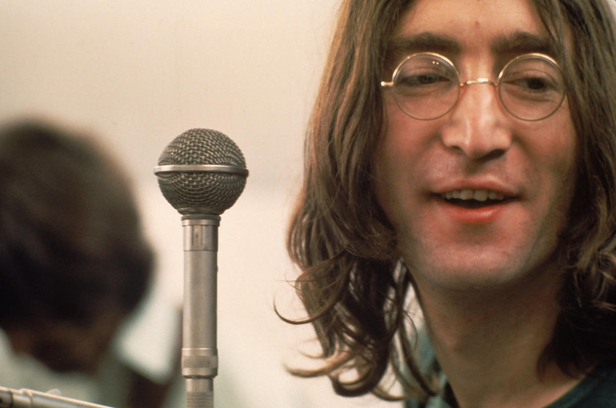 Let It Be's audio and visuals were completely revamped by Get Back director Peter Jackson for the rerelease, so the band members, like Lennon, look and sound better than ever.