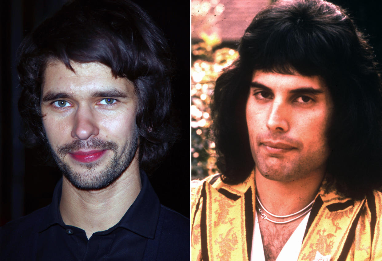 Ben Whishaw and Freddy Mercury 