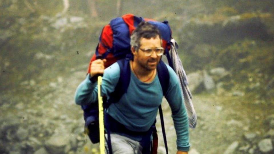 David 'Heavy' Whalley in the Himalayas in 1990