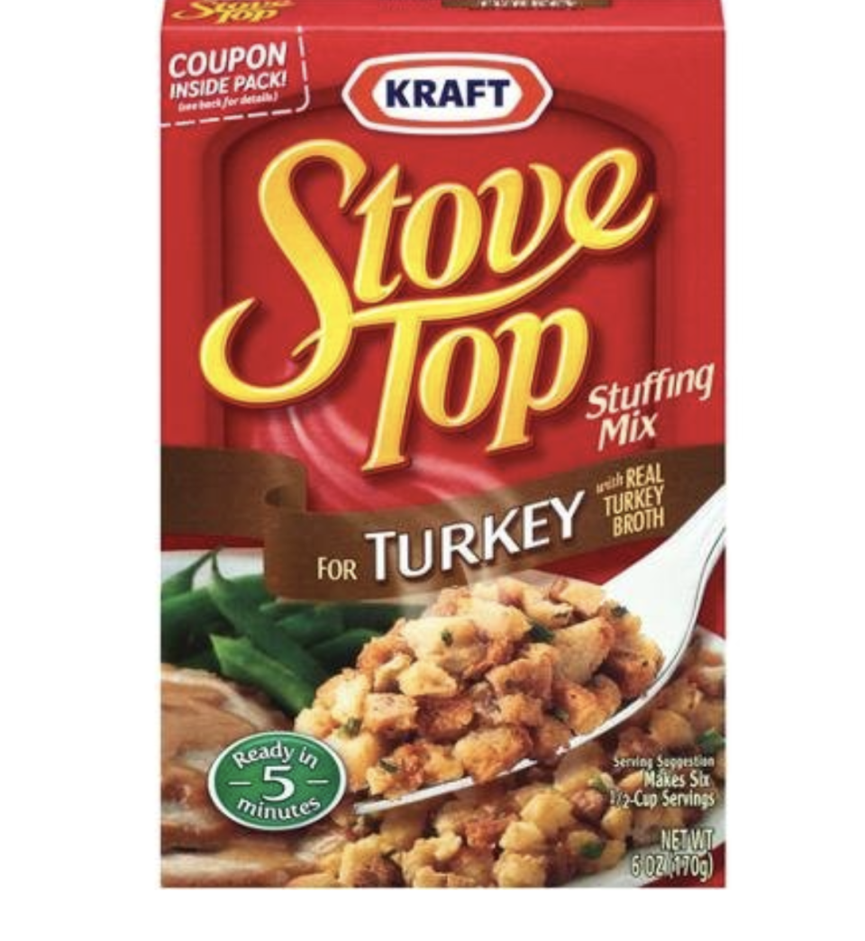 Kraft's Stove Top Stuffing Mix box