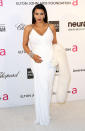 Kim Kardashian arrives at the 21st Annual Elton John AIDS Foundation Academy Awards Viewing Party at Pacific Design Center on February 24, 2013 in West Hollywood, California.