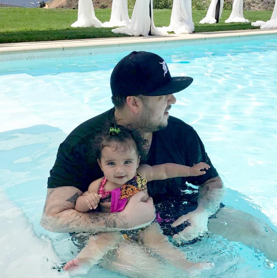 Rob Kardashian and Dream Kardashian | Rob Kardashian/Instagram