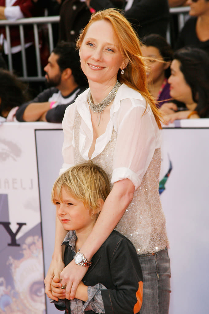 Michael Jackson's This Is It LA Premiere 2009 Anne Heche