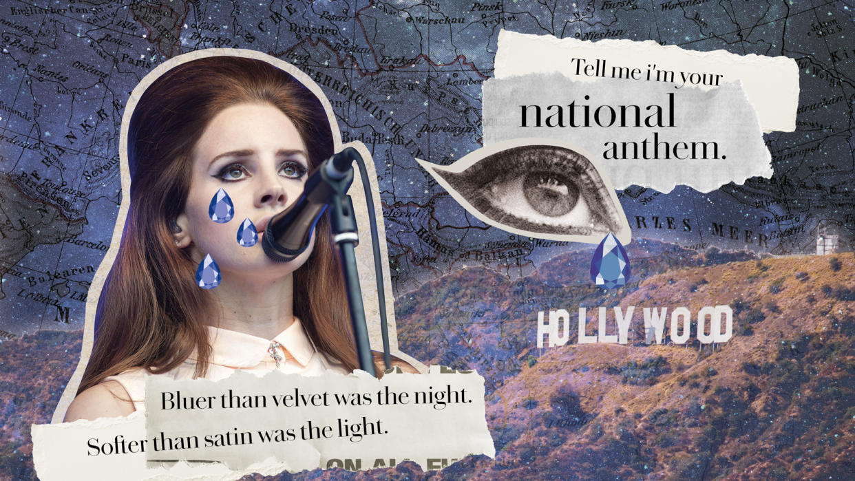 Why is Lana Del Rey so popular in Eastern Europe? (Images: iStock/Alamy. Artwork: Laurène Pineau-Taylor)