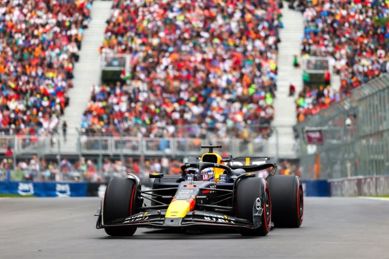 Red Bull Racing's Dutch driver Max Verstappen says his team need a faster car after grabbing second place on the grid for Sunday's Canadian Grand Prix (Charly TRIBALLEAU)