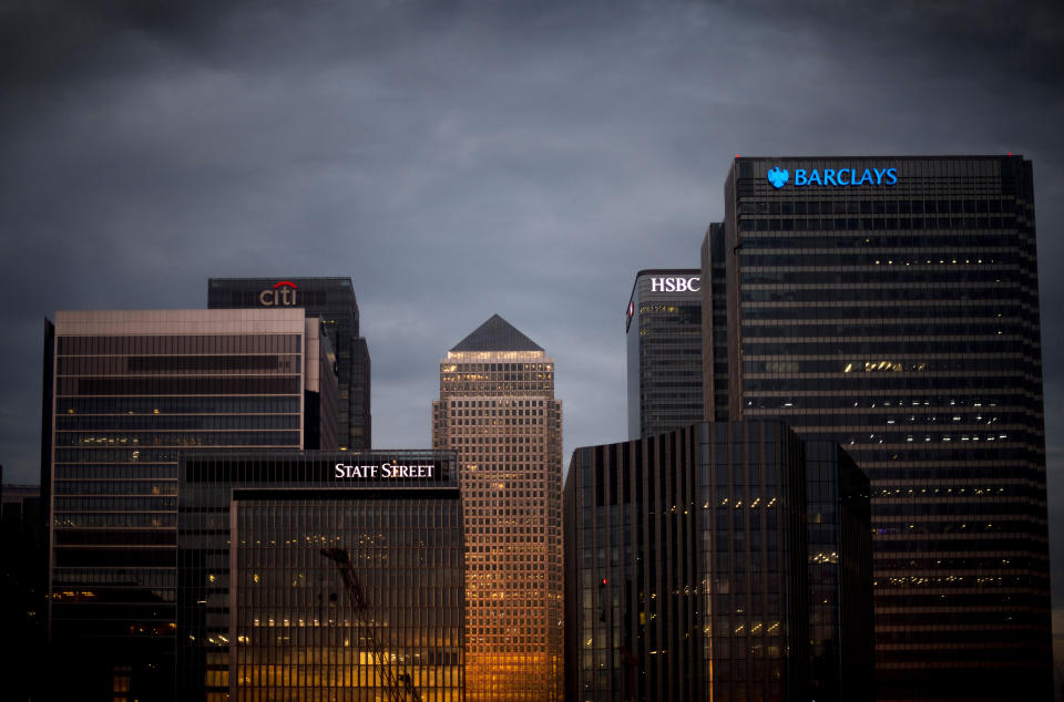 UK banking stocks plunged on Tuesday. Photo: PA