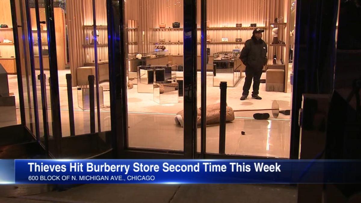 Burberry Michigan Ave. store burglarized for 2nd time this week