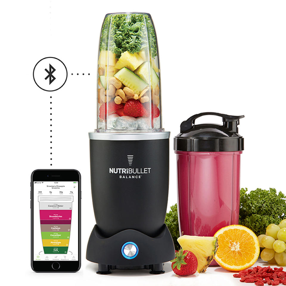 <p><strong>Ellen says:</strong> “OK, this is neat. Connect your phone to this Smart Blender and instantly track the nutritional content of your smoothies. Sorry, all other blenders that don’t do this.”<br><strong><a rel="noopener" href="https://fave.co/2SxxVA1" target="_blank" data-ylk="slk:Shop it;elm:context_link;itc:0;sec:content-canvas" class="link ">Shop it</a>:</strong> $129, <a rel="noopener" href="https://fave.co/2SxxVA1" target="_blank" data-ylk="slk:walmart.com;elm:context_link;itc:0;sec:content-canvas" class="link ">walmart.com</a> </p>