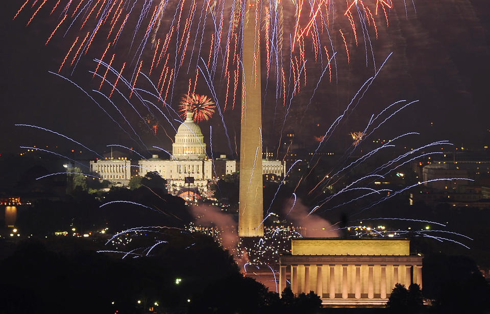 4th of July Fireworks on the National Mall, Washington, D.C. | Matt McClain—The Washington Post via Getty Images
