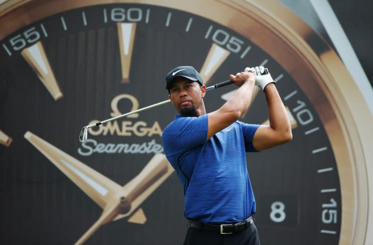 Tiger Woods still isn’t a lock for next week’s Genesis Open. (Getty Images)