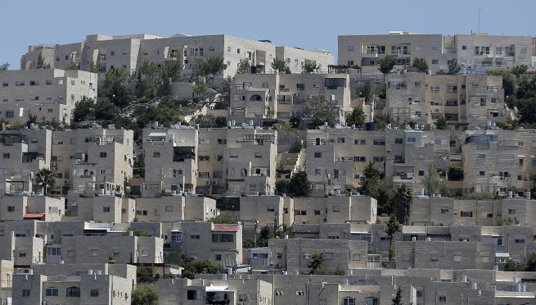 Buildings in Ramat Shlomo, a Jewish settlement in the mainly Palestinian eastern sector of Jerusalem, where Israel has approved construction of 900 settler homes