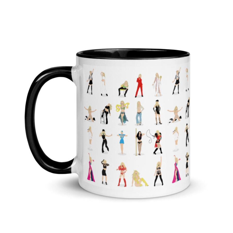 Britney Spears Illustrated Mug