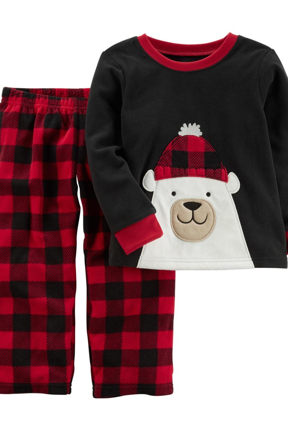 Boys’ Fleece Polar Bear PJs