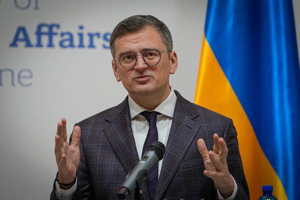Ukrainian Foreign Minister Dmytro Kuleba (Copyright 2024 The Associated Press. All rights reserved)