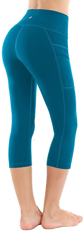 leggings with pockets for women capri : LifeSky Yoga Pants for