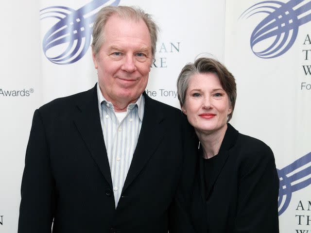<p>Astrid Stawiarz/Getty</p> Michael McKean and Annette O'Toole attend the 2012 American Theatre Wing Jonathan Larson Grants Presentation on March 27, 2012 in New York City