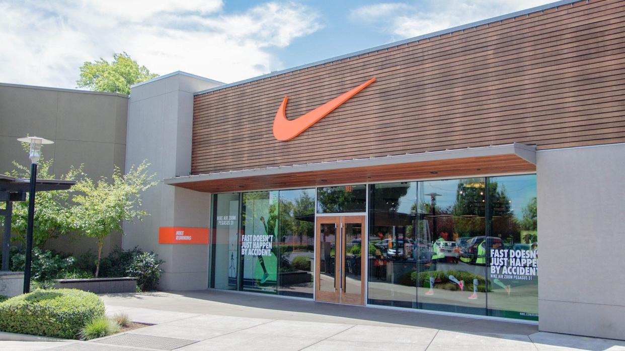 Nike Store stock photo