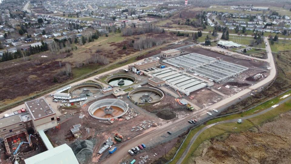 The TransAqua wastewater treatment plant in Riverview under construction on Dec. 4, 2020.