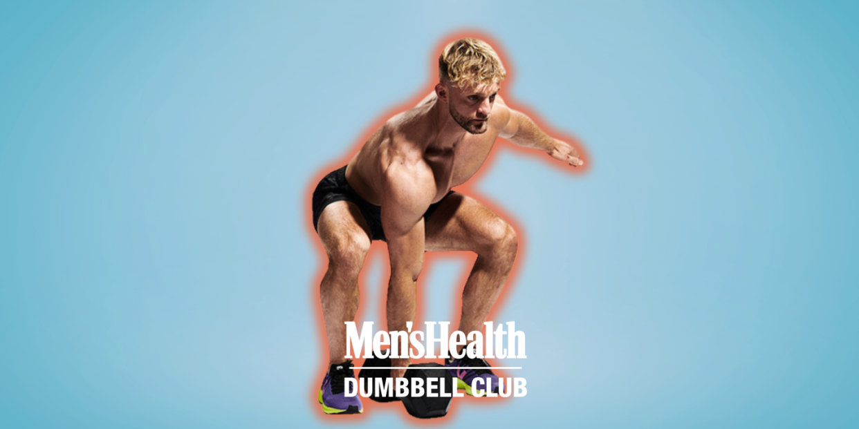 men's health dumbbell club training plan