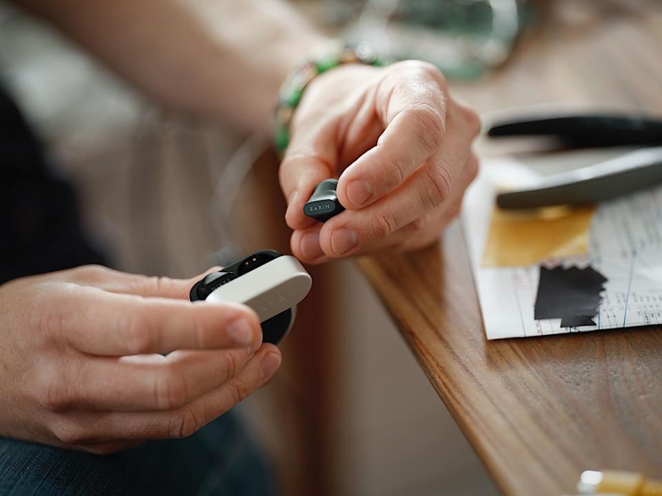 Earin's third-generation true wireless earbuds feature an open design and a host of handy features for $199.