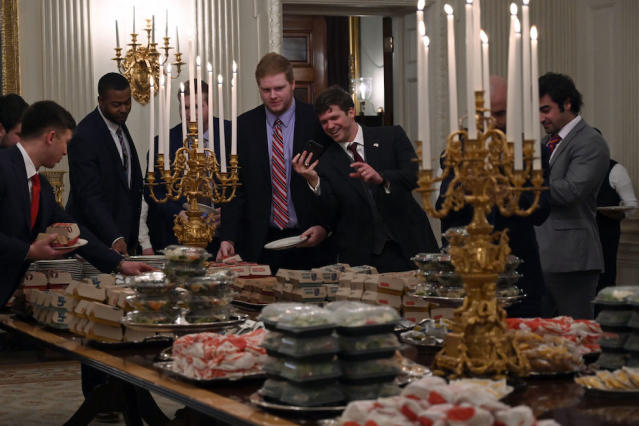 The Pure American Banality of Donald Trump's White House Fast-Food Buffet