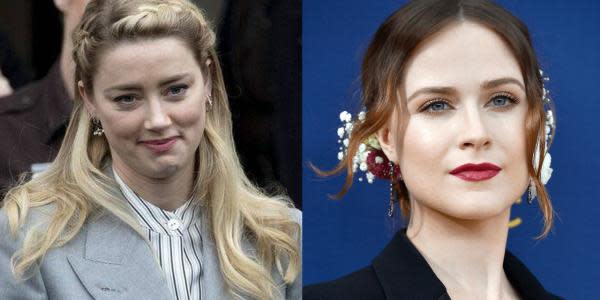 Evan Rachel Wood aclara su postura sobre Amber Heard tras ser acusada de apoyarla