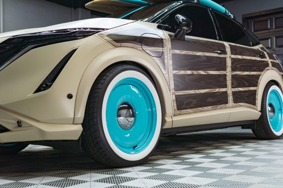 2023 nissan ariya surfwagon sema concept wheels and tires