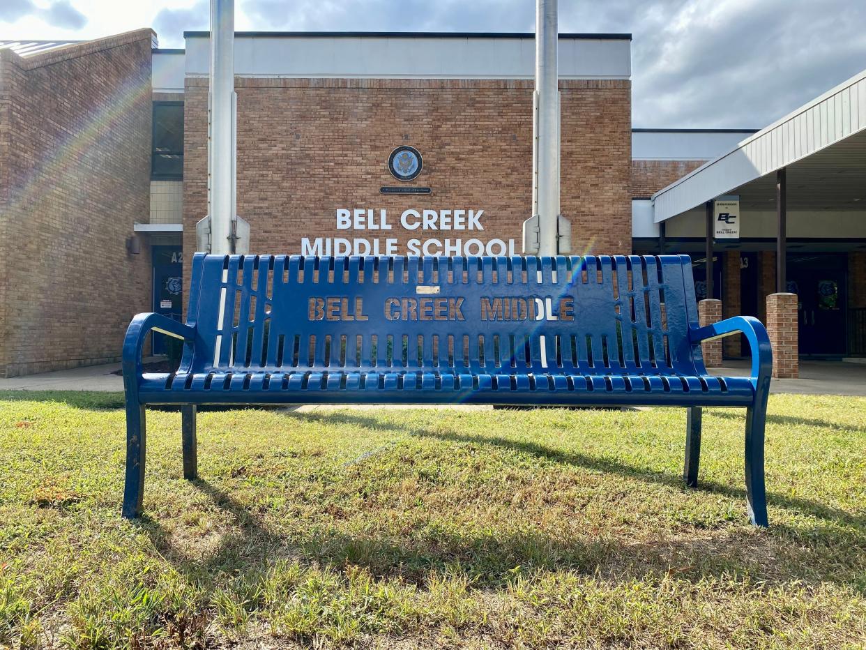 Bell Creek Middle School, in Mechanicsville, Virginia, used to be named after Thomas Johnathan "Stonewall" Jackson, a Confederate general. Amid a push from the then-governor to eschew Confederate namesakes, the Hanover County school board voted in 2020 4-3 to redesignate the school.