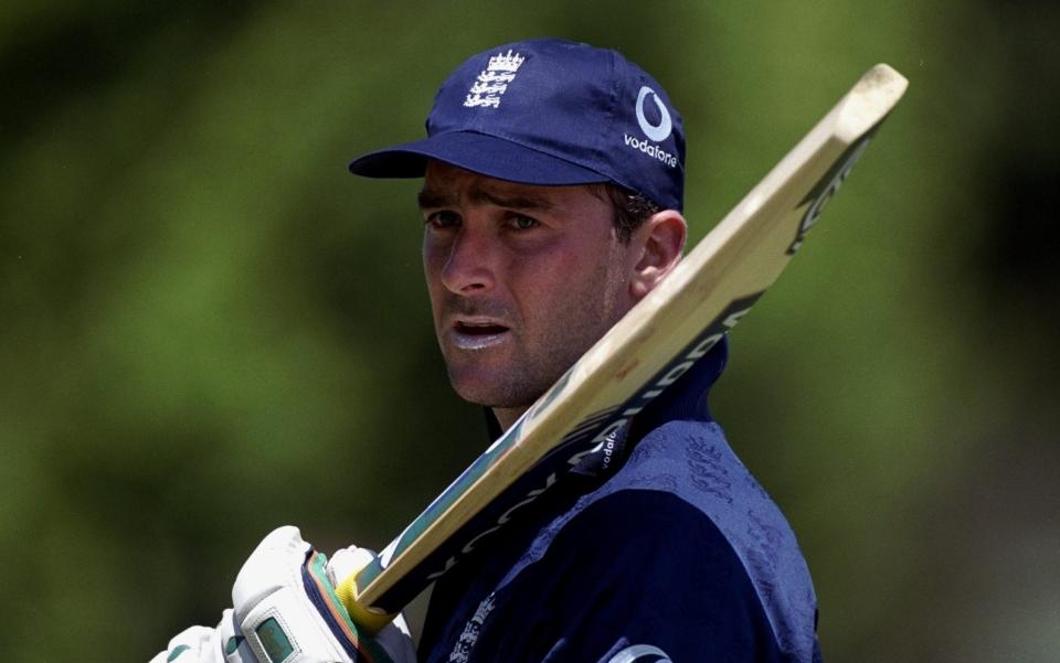 Graham Thorpe of England in training during the Tour of Australia in Perth, Australia