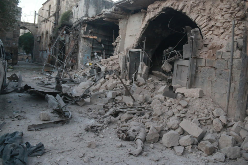 Warplanes pound Aleppo – Dozens killed