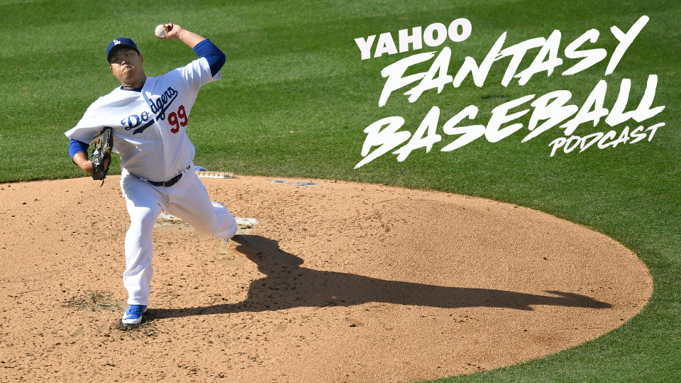 SP Hyun-Jin Ryu is making an impressive Cy Young case in 2019 on a Los Angeles Dodgers team that is looking to clinch the NL West early. Scott Pianowski and Vlad Sedler discuss the fantasy implications on the latest Yahoo Fantasy Baseball Podcast (Photo by John McCoy/Getty Images)