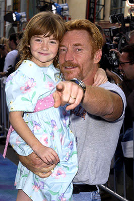 Danny Bonaduce and daughter at the Hollywood premiere of Monsters, Inc.