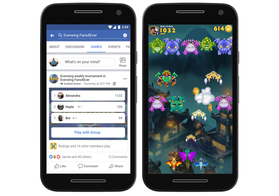 Facebook built Instant Games as a cross-platform gaming experience that can