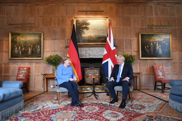 Angela Merkel visit to UK