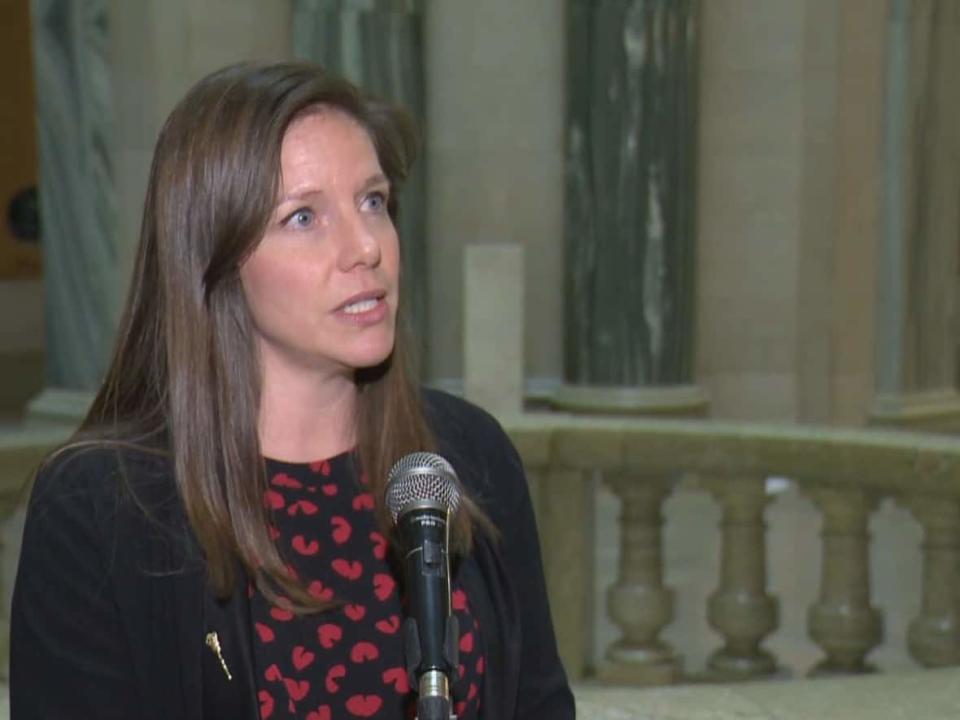 NPD childcare and early learning critic Meara Conway said the province may not have intended to create childcare problems, but they could have been avoided if the government had consulted providers before the announcement.  (CBC - photo credit)