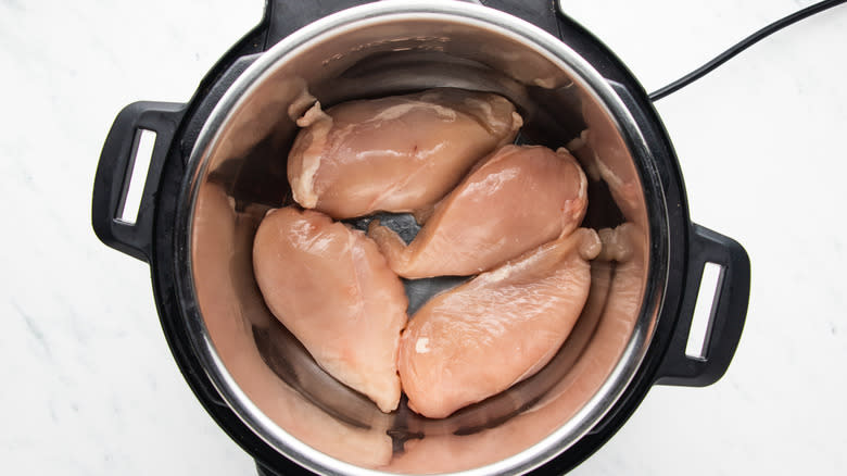 Chicken breasts in slow cooker