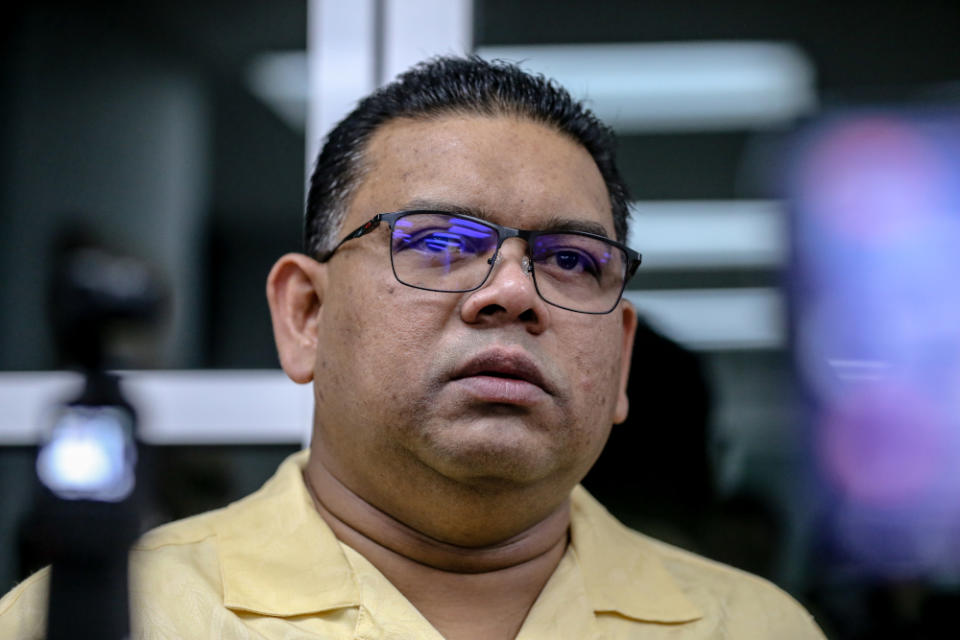 Datuk Lokman Noor Adam said he would be investigated under Section 233 of the Communications and Multimedia Act 1998, and detained last night for his remand application today. — Picture by Firdaus Latif