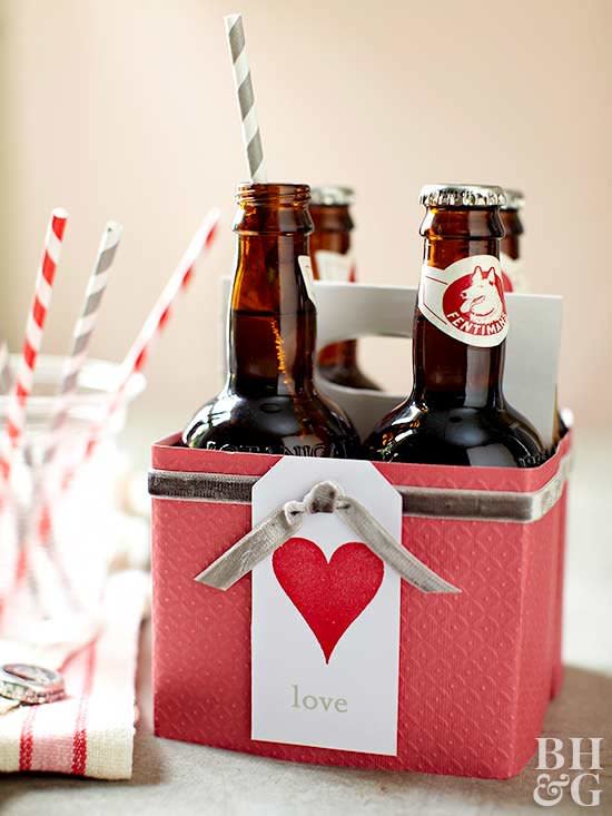 Choose romantic or cutesy to express your love and affection with handmade Valentine's Day gifts this year. We have creative DIY Valentine's Day gifts for him and her: home projects, DIY Valentine's Day cards, photo projects, and food gifts. These gifts are sure to show loved ones how much you care.