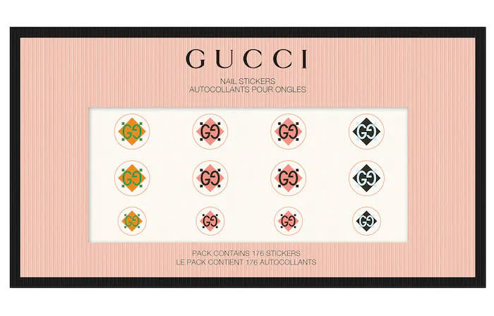 Gucci Nail Art Stickers. Image via Sephora.