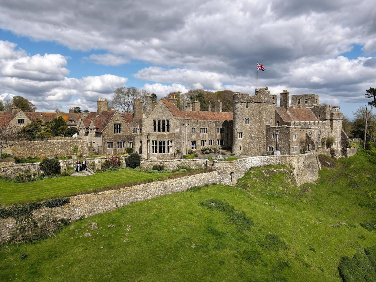 Lympne Castle in Kent hosted more than 20 weddings in its first 12 months.